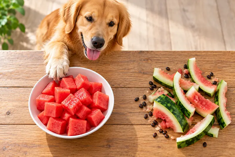 can dogs eat watermelon rind