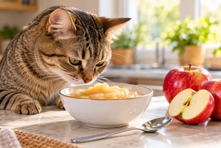 Can Cats Eat Applesauce? What Vets Say (and What to Avoid)